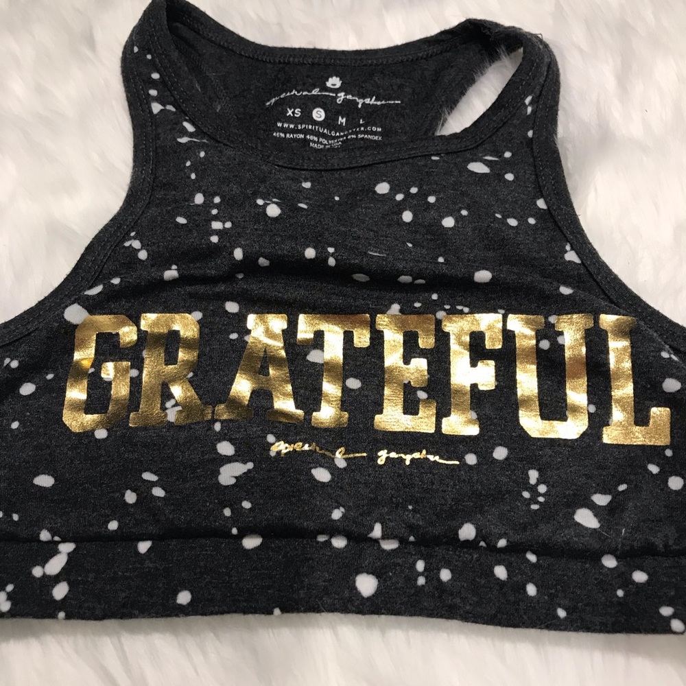 SPIRITUAL GANGSTER🤎 Grateful Bra Top